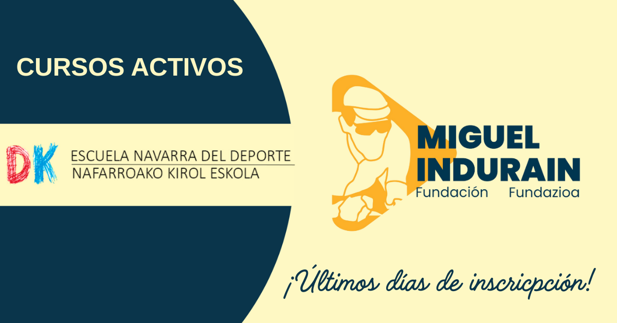 Últimas inscripciones para los cursos de la Escuela Navarra del Deporte